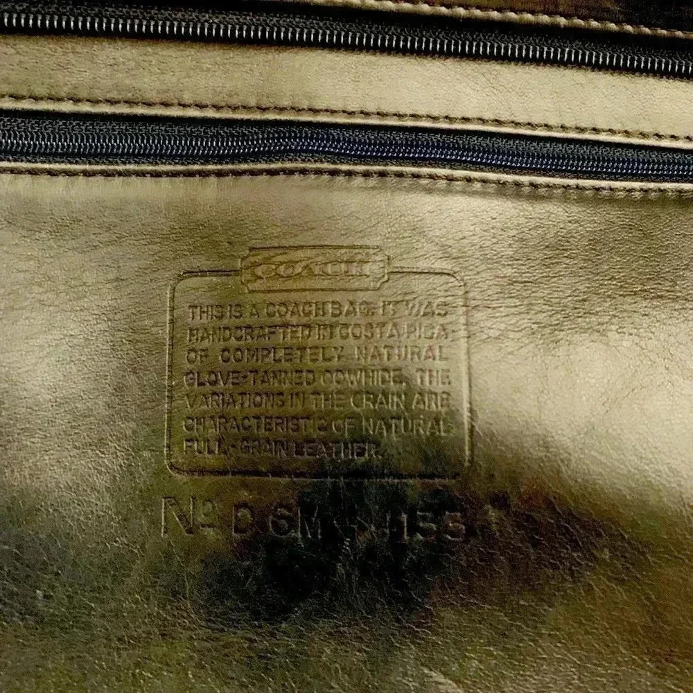 Vintage Coach Waverly Satchel Tote